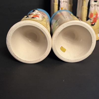 LOT 87: Vintage OMC/Otagiri Mercantile Co. Geisha Girl Vases/Tiki Mugs