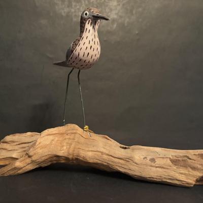 LOT 94: Mario Jason Originals Handmade & Signed Brass Sailboat Sculpture, Casa Fernandez Hand Carved & Painted Bird, Brass Whale...