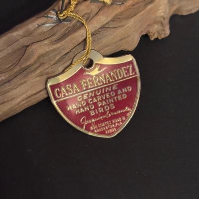 LOT 94: Mario Jason Originals Handmade & Signed Brass Sailboat Sculpture, Casa Fernandez Hand Carved & Painted Bird, Brass Whale...