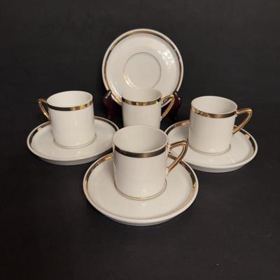 LOT 96: Vintage Primula Express Stovetop Espresso Coffee Maker & Demitasse/Espresso Cups