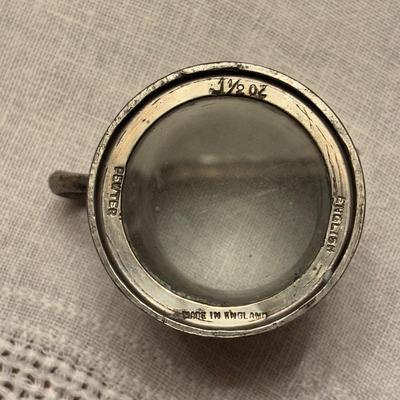 LOT 99: Royal Daulton Miniature Tobey Pitchers, Embossed Lightweight Brass Pitcher, England & Pewter Mugs