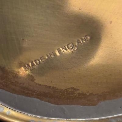 LOT 99: Royal Daulton Miniature Tobey Pitchers, Embossed Lightweight Brass Pitcher, England & Pewter Mugs