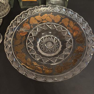 LOT 100: Vintage Janis Collection 24K Plated Spoons, Vintage Liquor Bottle Decanters, Stieff &Limoges Decanter Labels & More