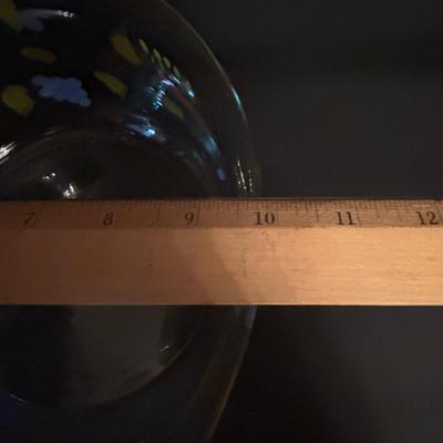 LOT 101: Vintage Dreizack Solingen Bar Tool Kit in Wooden Box, Trident Lobster Set, Godinger Serving Tongs, Hand Painted Crystal Bowl...