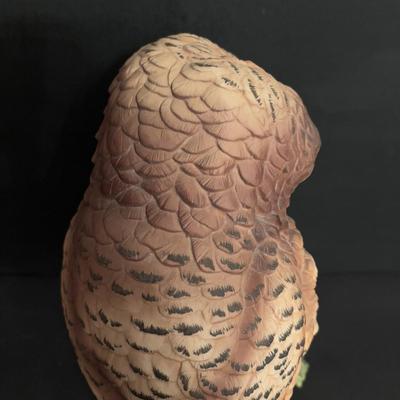 LOT 167: Andrea by Sadek "Elf Owl" & 1990 Owl Porcelain Figurines, Beatrice Potters Old Mr. Brown, Beswick England