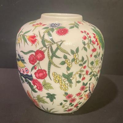 LOT 169: Asian Themed Collection: Ginger Jars, Laughing Buddha Figurine, Miniature Mah Jong Set, Miniature 4 Panel Screen & More