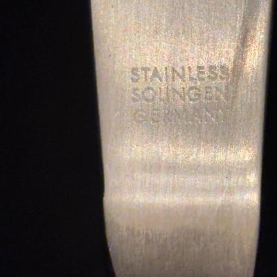 LOT 171: Stainless Flatware by Solingen Germany, 5 pc Place Setting, Service for 12