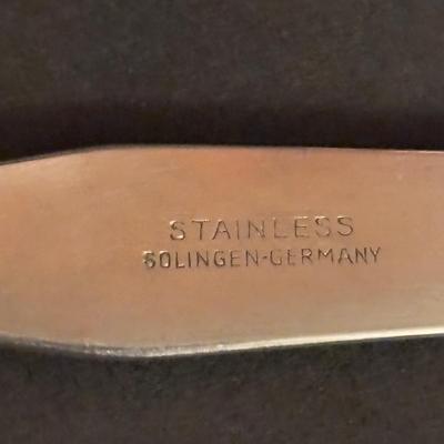 LOT 171: Stainless Flatware by Solingen Germany, 5 pc Place Setting, Service for 12