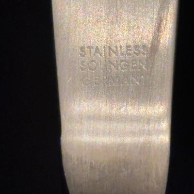 LOT 171: Stainless Flatware by Solingen Germany, 5 pc Place Setting, Service for 12