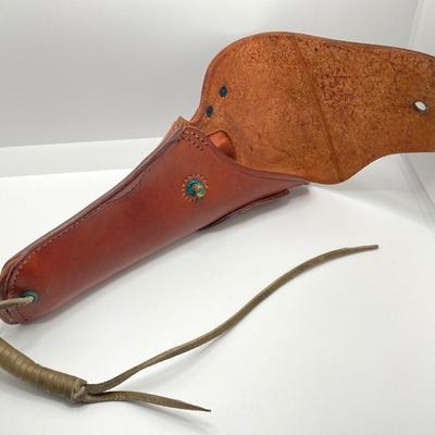 LOT 175: Pair of Leather Firearm Holders / Holsters - US and Red Head Brands