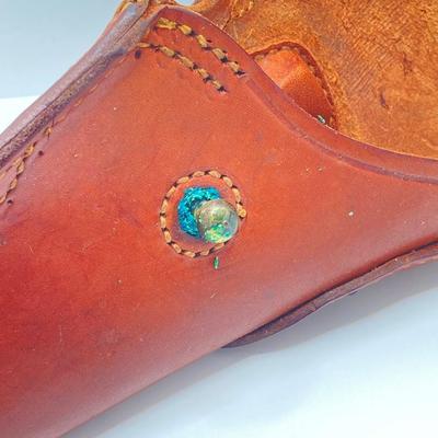 LOT 175: Pair of Leather Firearm Holders / Holsters - US and Red Head Brands