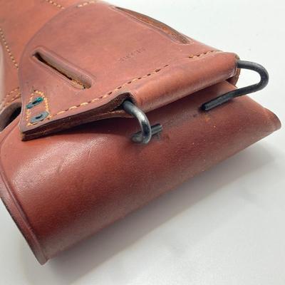 LOT 175: Pair of Leather Firearm Holders / Holsters - US and Red Head Brands