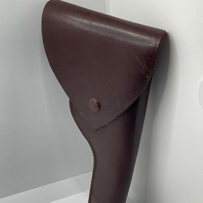 LOT 175: Pair of Leather Firearm Holders / Holsters - US and Red Head Brands