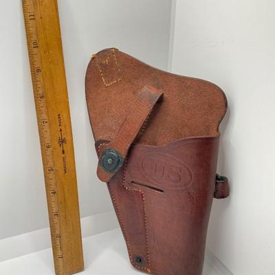 LOT 176: Pair of Leather Firearm Holder / Holster - US Brand and More