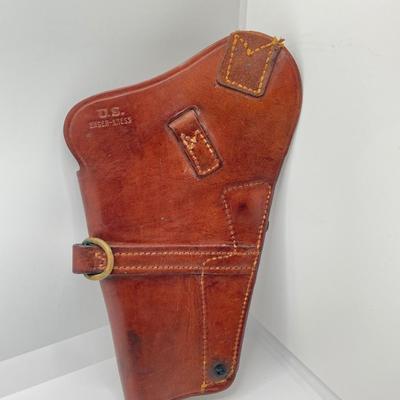 LOT 176: Pair of Leather Firearm Holder / Holster - US Brand and More