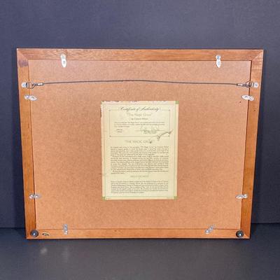 LOT 180: “The Magic Grove” Original Fine Porcelain Work of Art by Clarence Wilson with Certificate of Authenticity