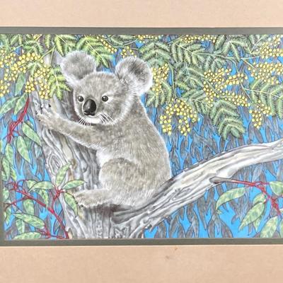 LOT 181: “Woodland Fantasy” Original Fine Porcelain Work of Art by Clarence Wilson with Certificate of Authenticity