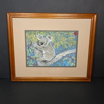 LOT 181: “Woodland Fantasy” Original Fine Porcelain Work of Art by Clarence Wilson with Certificate of Authenticity