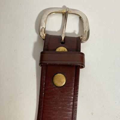 LOT 183: Pete Kershaw Belt Buckle with Leather Belt, Cabela’s Leather Belt with Collection of Whistles, Compass, Pocket Knives and More