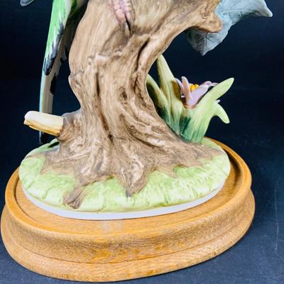 LOT:190: Collection of (3) Andrea by Sadak Birds Figurines - Cardinal, Parakeet and Blue Bird