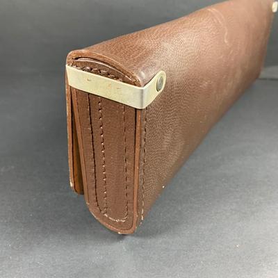 LOT:193: Collection of Hand Crafted Leather Pouches, Purses , Cases and More