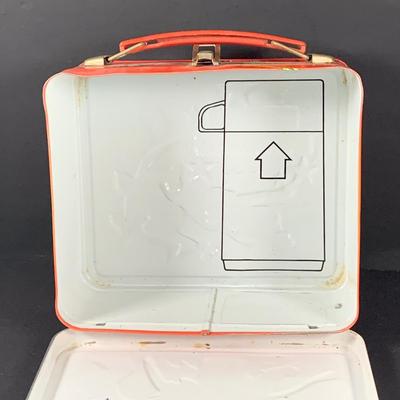 LOT:195: Aladdin "Super Powers" Metal Lunch Box with Superman, Batman and Wonder Woman - 1983