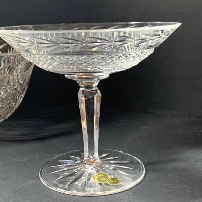 LOT:196: Waterford Crystal Bowl and Compote Candy Dish