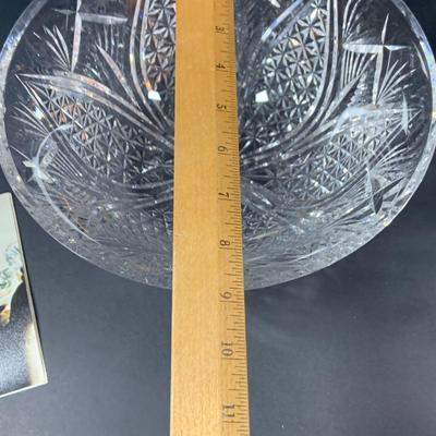 LOT:196: Waterford Crystal Bowl and Compote Candy Dish