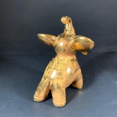 LOT:197: Stangl Humpty Dumpty Children's Plate, Stangle Gold-tone Elephant and Bud-vase, Silverplated Picture Frames and More