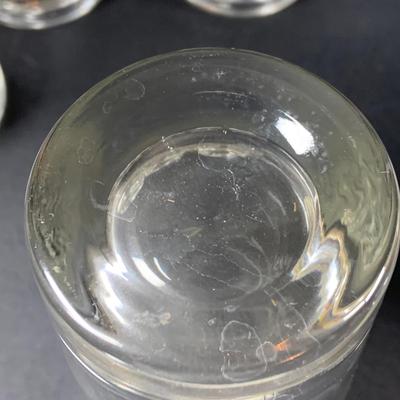 LOT:200: Set of (3) Wine Crates, (8) Etched Grape Glasses, (6) Serving Trays and Cheese Trays