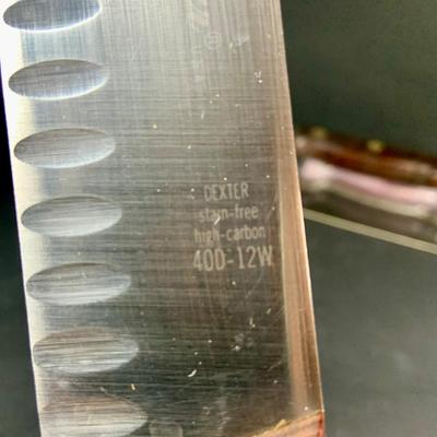 LOT:202: Assortment of Knives, Cleaver, and Carving Tools Featuring Connoisseur Slicer Knives, Remington Cleaver and More