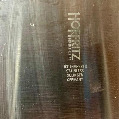 LOT:203: Collection of Knives and Cleavers and More Including Hoffritz Butcher's Knife and Cleaver and More