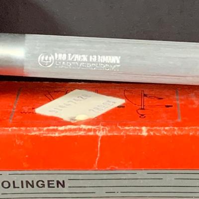 LOT:203: Collection of Knives and Cleavers and More Including Hoffritz Butcher's Knife and Cleaver and More