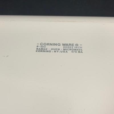 LOT:205: Corningware Blue Cornflower Baking Dishes and Coffee Pots