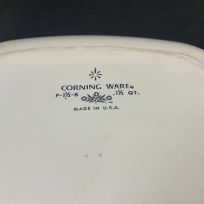 LOT:205: Corningware Blue Cornflower Baking Dishes and Coffee Pots