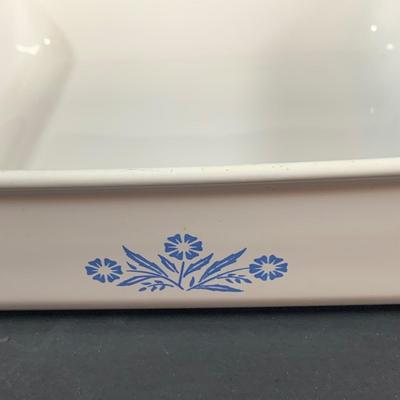 LOT:205: Corningware Blue Cornflower Baking Dishes and Coffee Pots