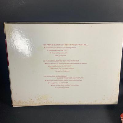 LOT:206: Vintage Entertaining Must Haves Including a Ceramic and Wood Lazy Susan Serving Dishes, Wooden Leaf Shaped Serving Dish,...