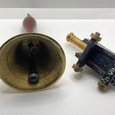 LOT 246: Liberty Bell Collection - Pair of Brass Bookends with Bicentennial Bells and More