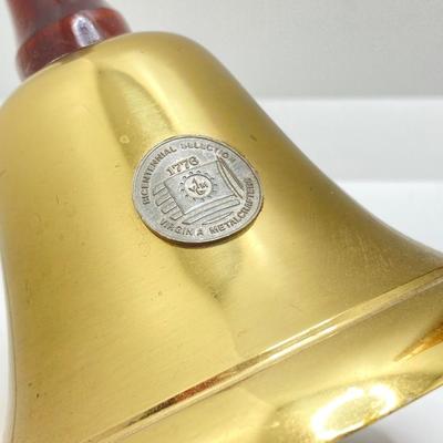 LOT 246: Liberty Bell Collection - Pair of Brass Bookends with Bicentennial Bells and More