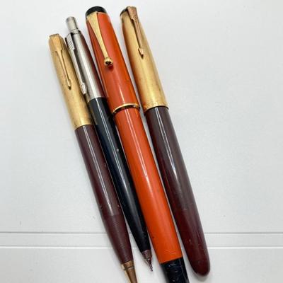 LOT 247: Large Collection of Vintage Writing Utensils - Cross, Parker, Rosa and More