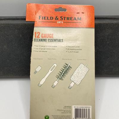 LOT 249: Three Leather Firearm Holders / Holsters, Doskocil Gun Case and Cleaning / Care Supplies (Outers Case) and More