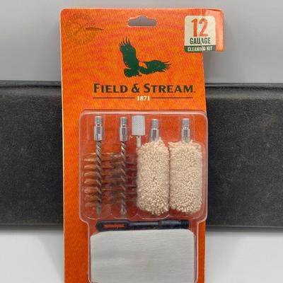 LOT 249: Three Leather Firearm Holders / Holsters, Doskocil Gun Case and Cleaning / Care Supplies (Outers Case) and More