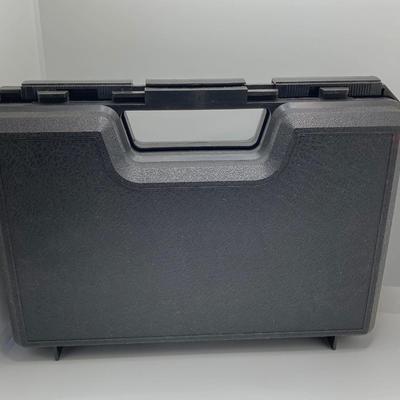 LOT 249: Three Leather Firearm Holders / Holsters, Doskocil Gun Case and Cleaning / Care Supplies (Outers Case) and More