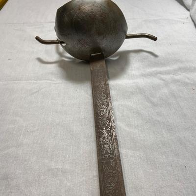 Ornate Metal Sword with Hand Guard (1018FR-BM)