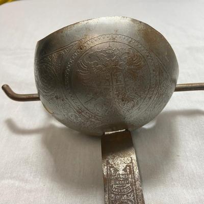 Ornate Metal Sword with Hand Guard (1018FR-BM)