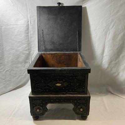 Pair of Turkish Storage Ottomans (1018FC-BM)