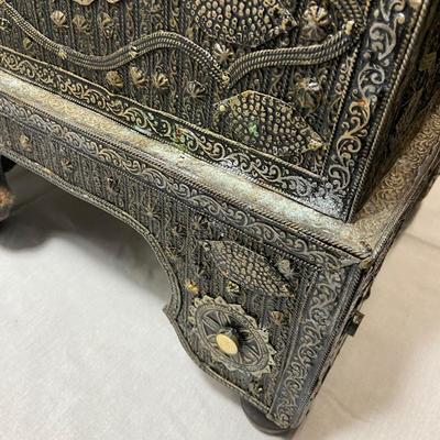 Pair of Turkish Storage Ottomans (1018FC-BM)