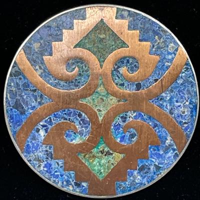 Taxco Sterling Silver Pin Pendant