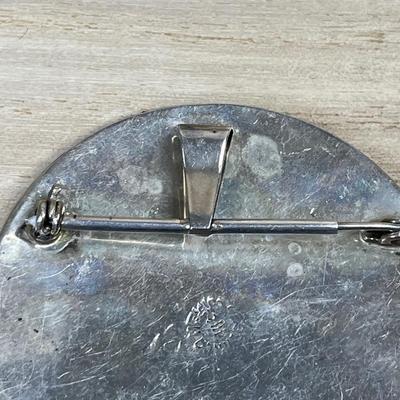 Taxco Sterling Silver Pin Pendant