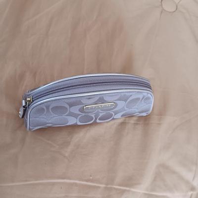 COACH WALLET AND ZIPPERED BAG ALSO A PAIR OF SUNGLASSES